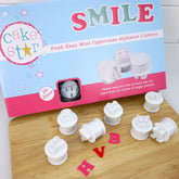 ORIGINAL MINI EASY PUSH LETTERS/ALPHABET PLUNGER CUTTERS SET